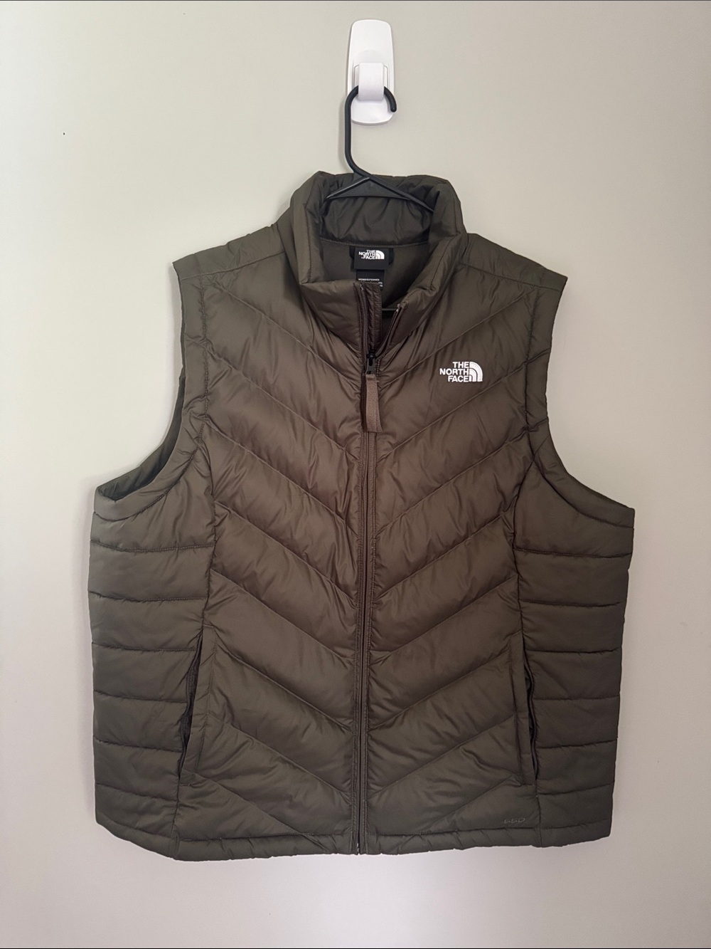 The North Face Olive Green Quilted Men’s Vest